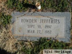 Rowden Jefferies