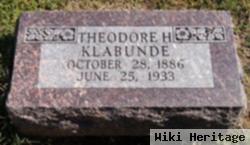 Theodore Henry Carl Klabunde