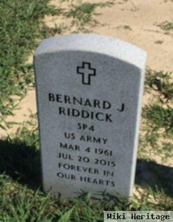 Bernard J Riddick