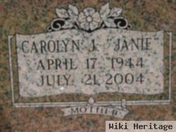 Carolyn Jane "janie" Felts Edmiston