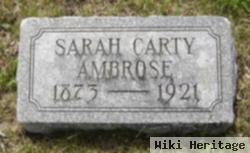 Sarah Carty Ambrose