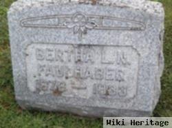 Bertha L.n. Faulhaber