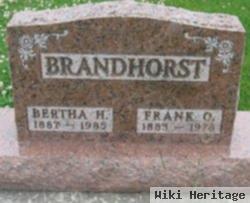 Bertha H Brandhorst