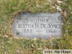 Bertha H. Ekster Dejonge