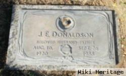 John Edward "j. E." Donaldson