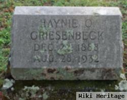 Haynie O Griesenbeck