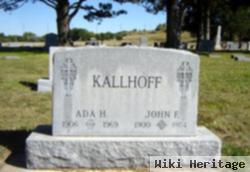 Ada Helen Jared Kallhoff