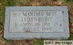 Martha M. Luxenburg