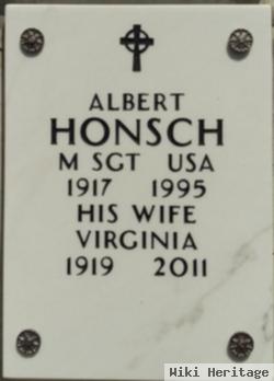 Msgt Albert Honsch