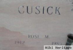 Rose M. Cusick