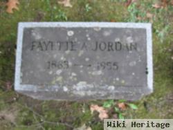 Fayette A Jordan