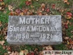 Sarah A. Mcdonald