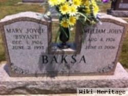 William John "bill" Baksa