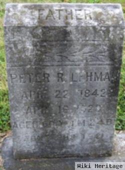 Peter R Lehman