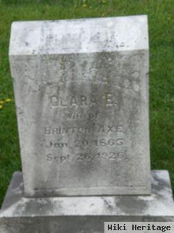 Clara E. Miller Axe