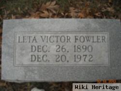 Leta Victor Fowler