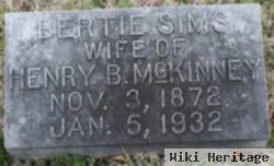 Bertie Sims Mckinney