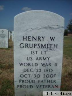 Henry W Grupsmith