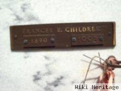 Frances B Childress