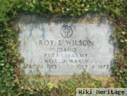 Roy E Wilson