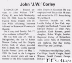 John William "jw" Corley