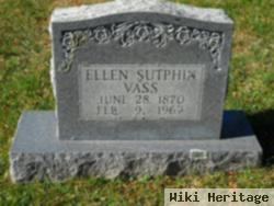 Clara Ellen "ellen" Sutphin Vass