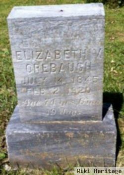 Elizabeth V Orebaugh