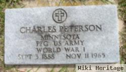 Pfc Charles Peterson