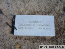 Marion F. "minnie" Robison Gilmore