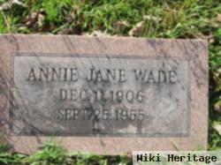 Annie Jane Hamm Wade