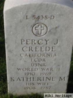 Percy J Creede