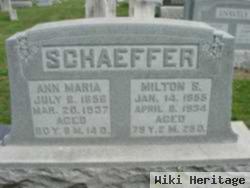 Milton S Schaeffer