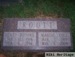 Henry "brooks" Routt