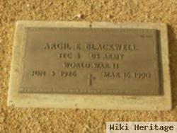 Argil E Blackwell