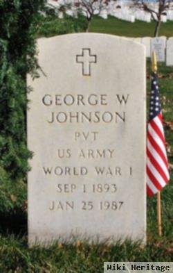 George W Johnson