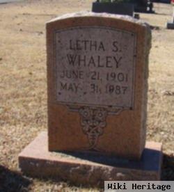 Letha S Whaley