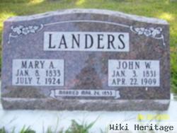 John W Landers