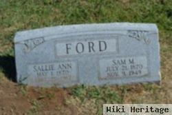 Sallie Ann Ford