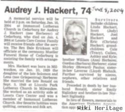 Audrey Heberer Hackert