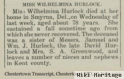 Wilhelmina Hurlock