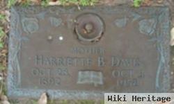 Harriette B Davis