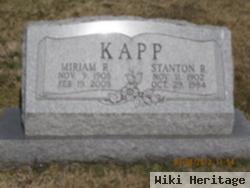 Stanton R Kapp