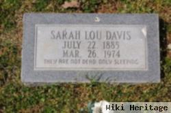 Sarah Lou Martindill Davis