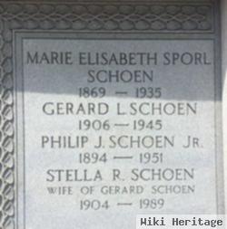 Marie Elisabeth Sporl Schoen