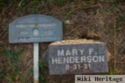 Mary F. Henderson