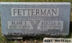 Bertha B. Black Fetterman