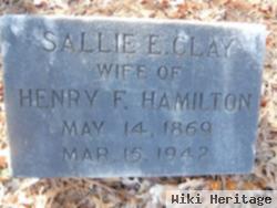 Sallie E. Clay Hamilton