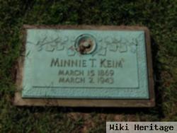 Minnie T Keim