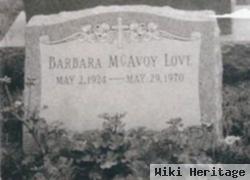 Barbara Mary Mcavoy Love