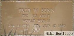 Pfc Fred William Senn